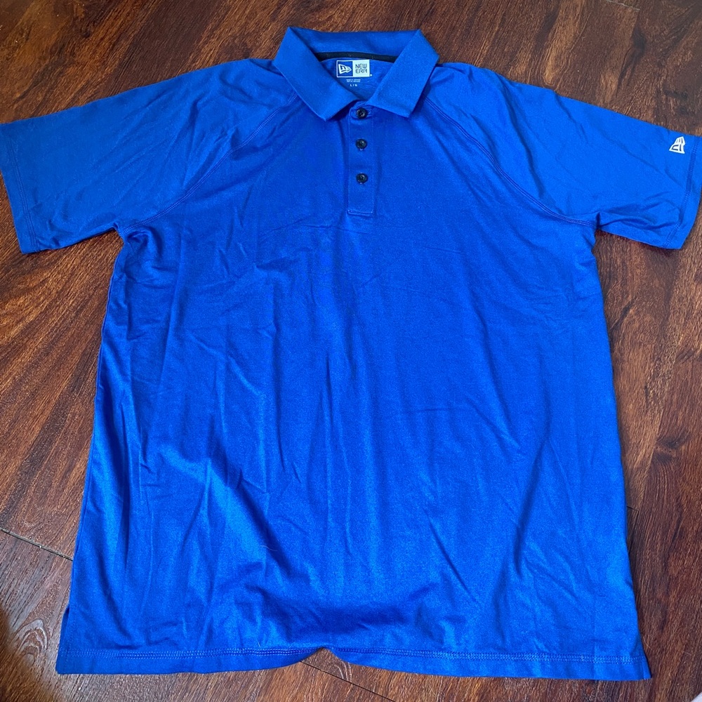 NEA225NEW
New Era® Power Polo - royal heather- NEW w/o Tags. Size large